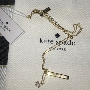 Kate Spade #Bestie Set Necklace And Bracelet